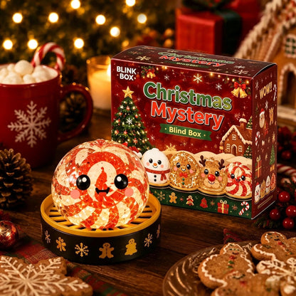Squishy Christmas dumpling stress-relief toy – holiday fidget gift