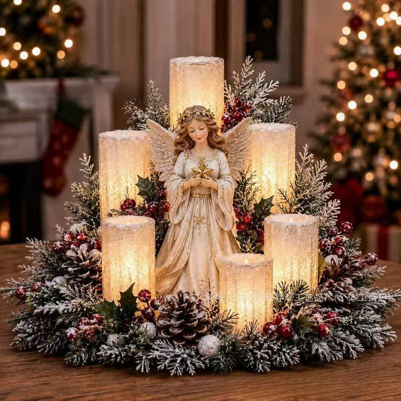 Enchanted Christmas village ornament collection – festive Christmas village decor