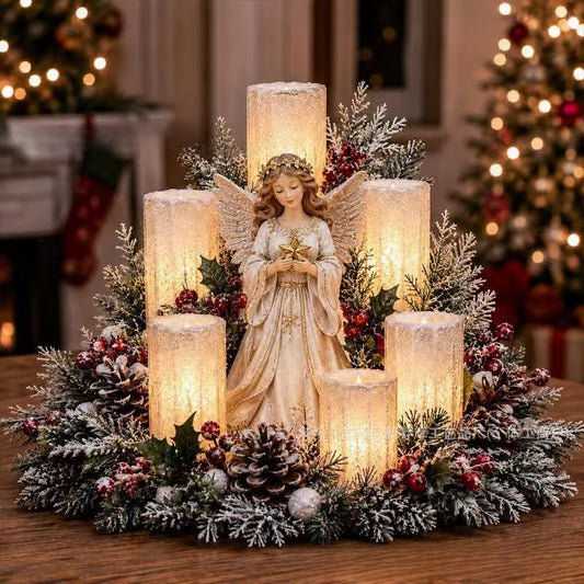 Enchanted Christmas village ornament collection – festive Christmas village decor