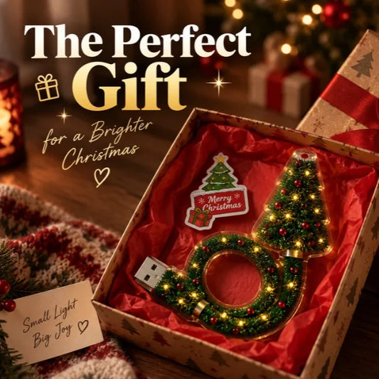 USB Christmas tree projection light – indoor holiday projector lamp
