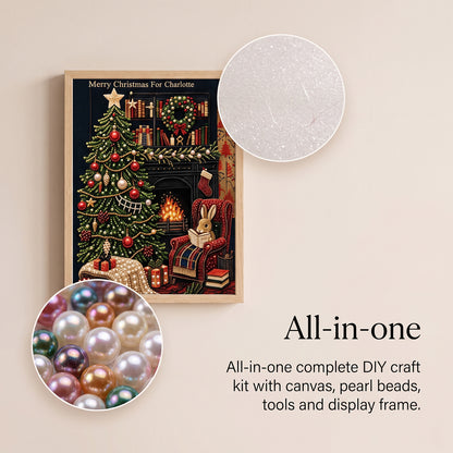 3D diamond art Christmas décor kit – DIY diamond painting holiday craft