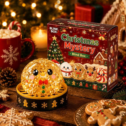 Squishy Christmas dumpling stress-relief toy – holiday fidget gift