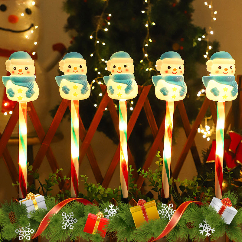 Solar Christmas lights – outdoor holiday yard stake lights