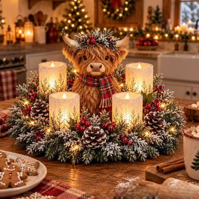 Enchanted Christmas village ornament collection – festive Christmas village decor