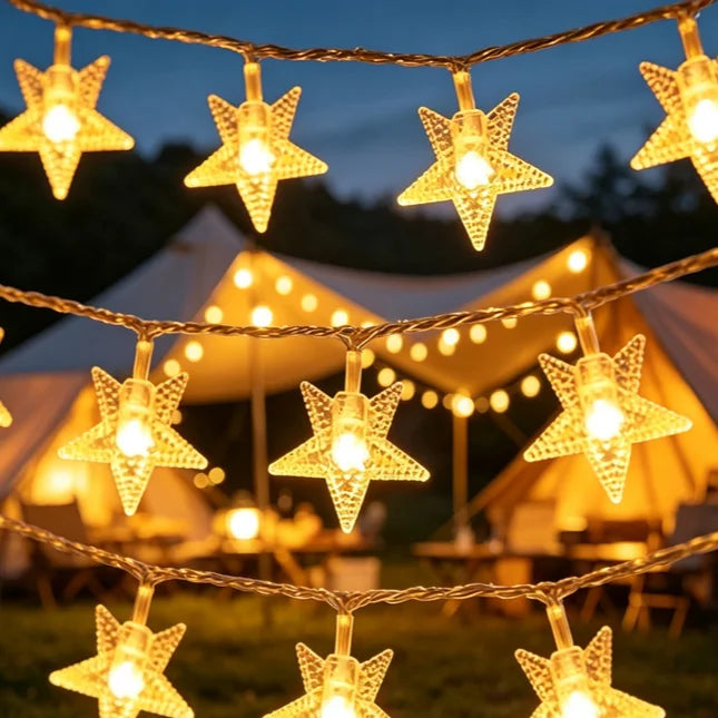 Glow-Anywhere outdoor camping LED string light – USB camping and patio lights