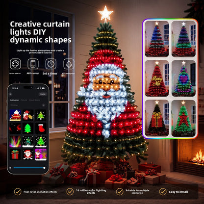Smart remote Christmas tree LED lights – programmable USB string lights