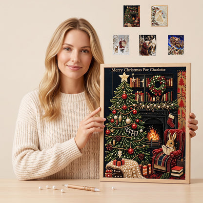 3D diamond art Christmas décor kit – DIY diamond painting holiday craft