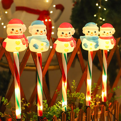 Solar Christmas lights – outdoor holiday yard stake lights