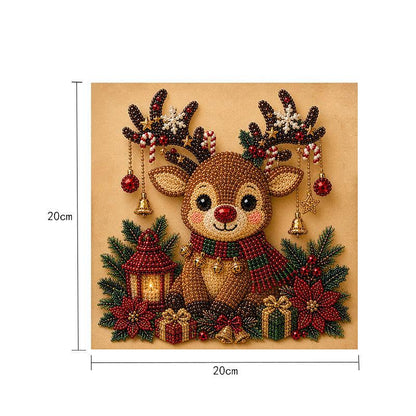 Sparkling angel bell Christmas diamond painting kit – DIY holiday craft