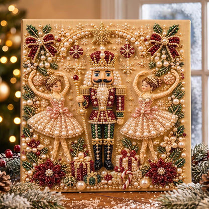 Sparkling angel bell Christmas diamond painting kit – DIY holiday craft