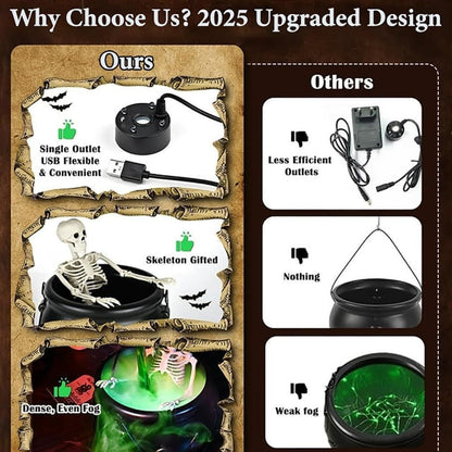 Comparison chart of a product with 'Ours' and 'Others' features, highlighting upgraded design elements.