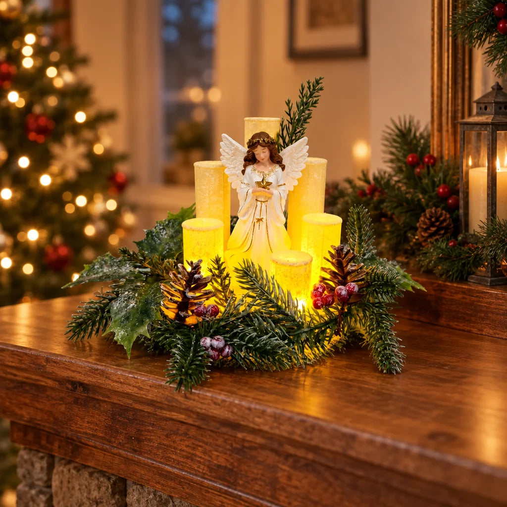 Enchanted Christmas village ornament collection – festive Christmas village decor
