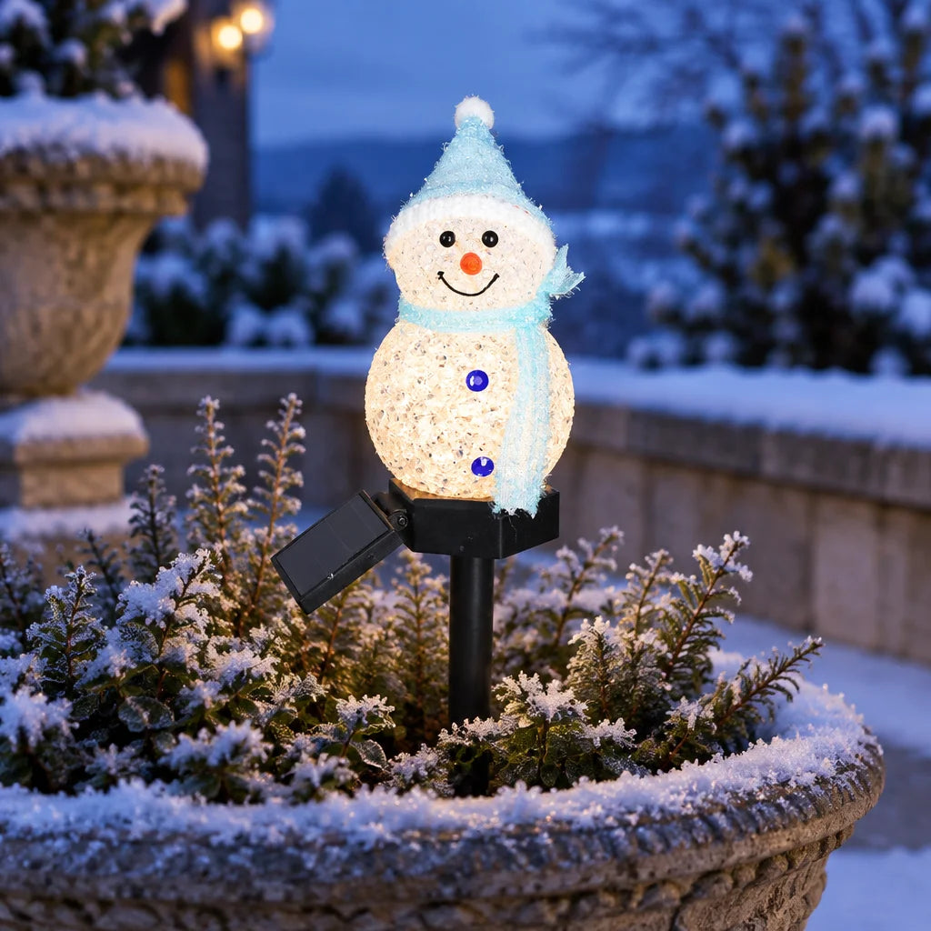 Solar Christmas lights – outdoor holiday yard stake lights