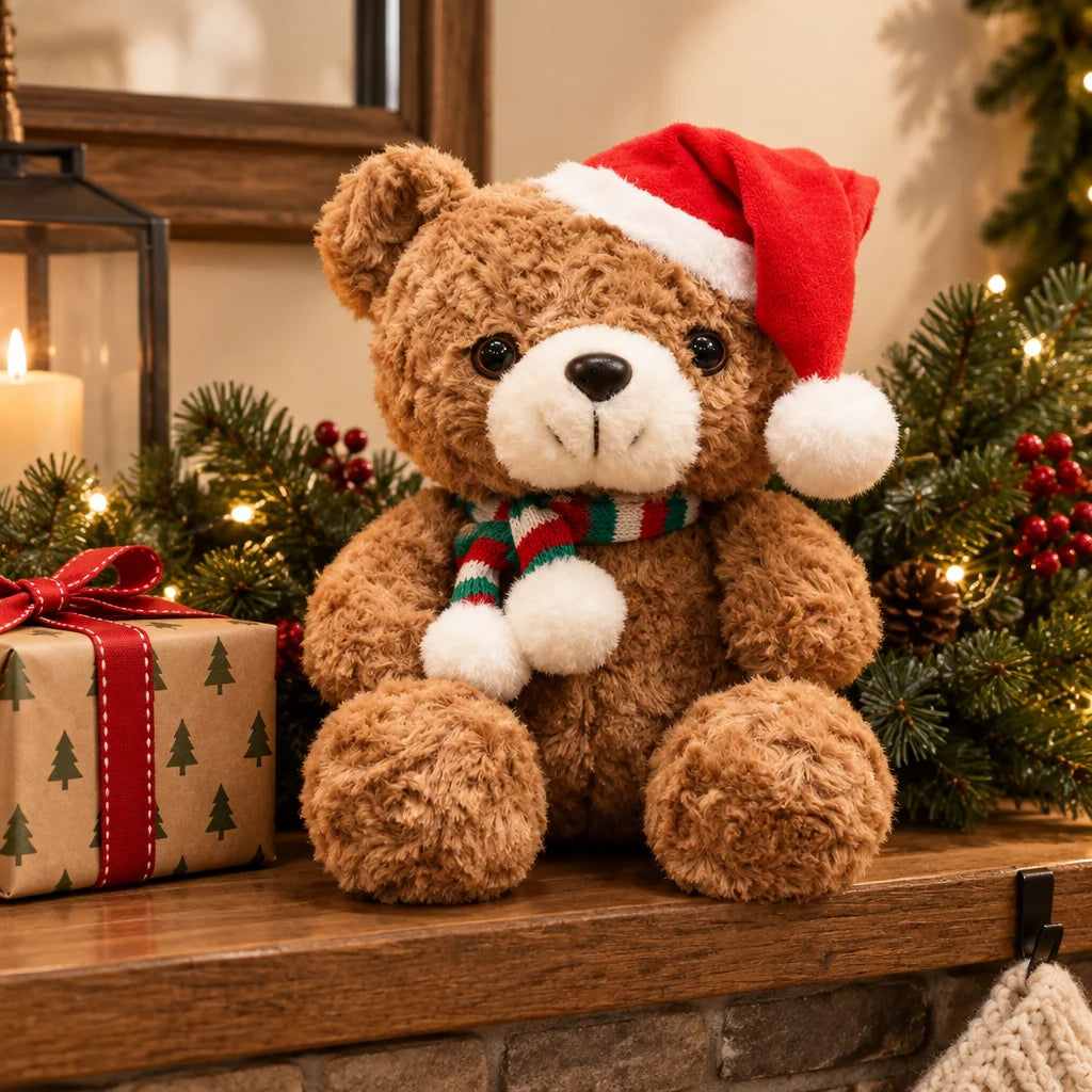 Rose teddy bear – cuddly gift bear with roses
