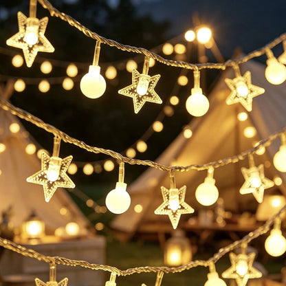 Glow-Anywhere outdoor camping LED string light – USB camping and patio lights