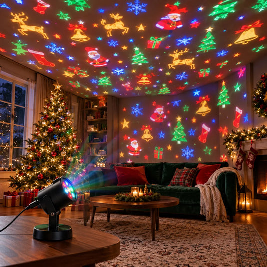 Starry night LED projector light – Christmas and Halloween projection lamp