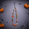 Pumpkin Skull Beaded Phone Charm Chain
