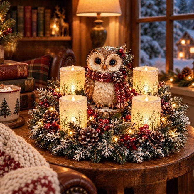 Enchanted Christmas village ornament collection – festive Christmas village decor