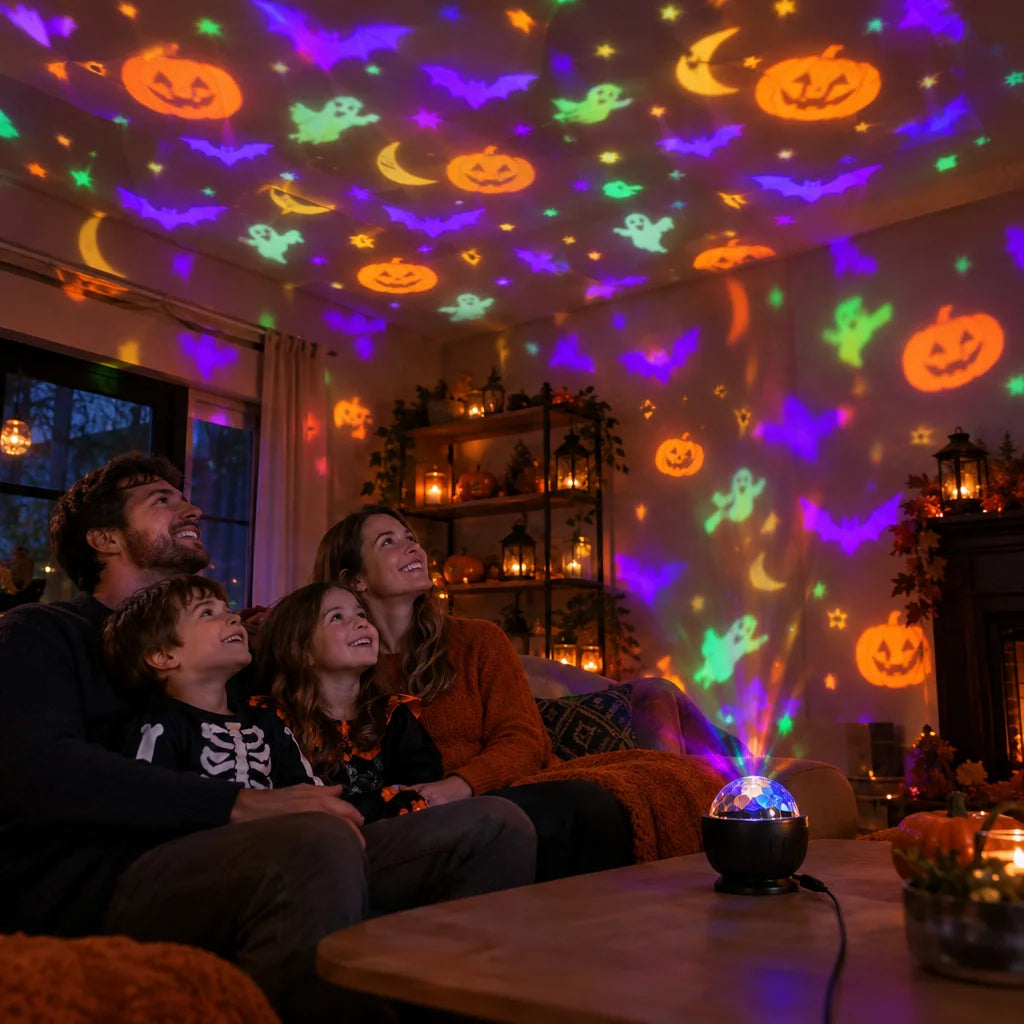 Starry night LED projector light – Christmas and Halloween projection lamp