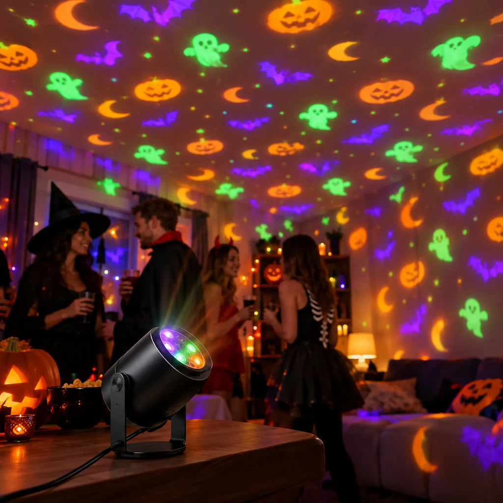 Starry night LED projector light – Christmas and Halloween projection lamp