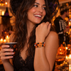 Spooky Charm Halloween Beaded Bracelet