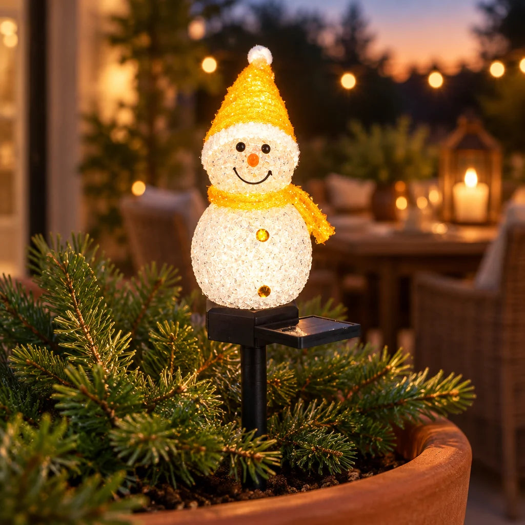 Solar Christmas lights – outdoor holiday yard stake lights