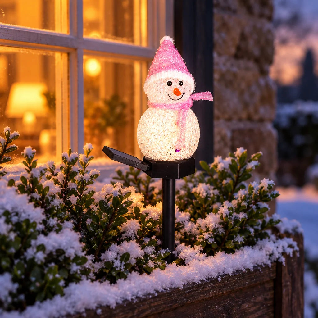 Solar Christmas lights – outdoor holiday yard stake lights