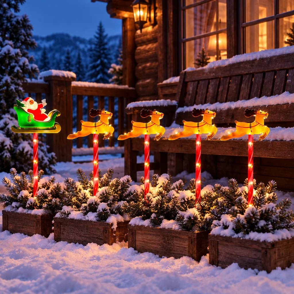 Solar Christmas Lights – Outdoor Holiday Glow