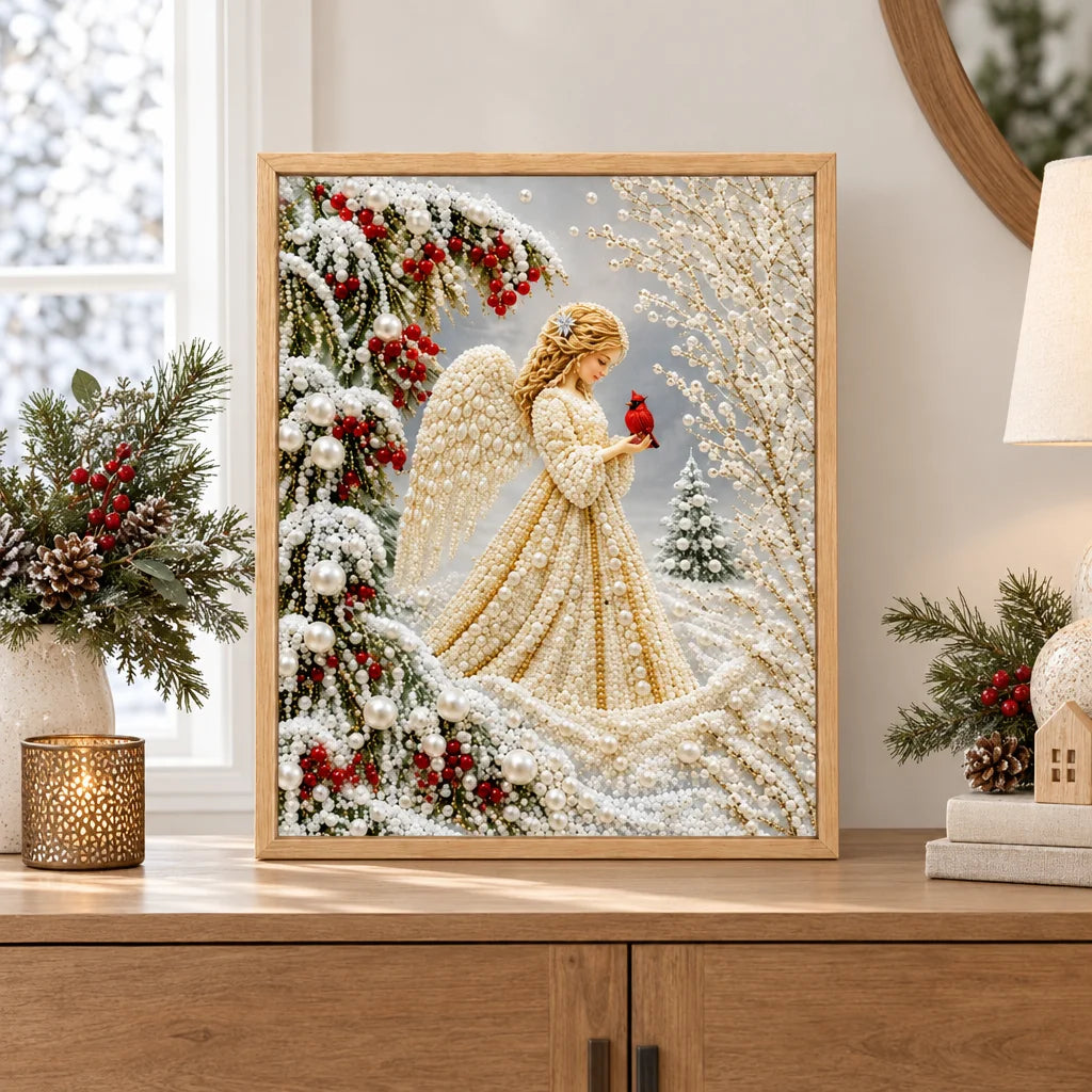 3D diamond art Christmas décor kit – DIY diamond painting holiday craft