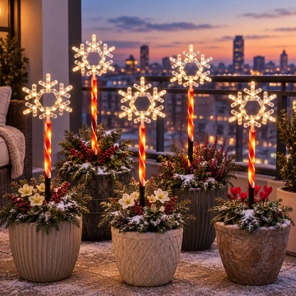 Solar Christmas Lights – Outdoor Holiday Glow