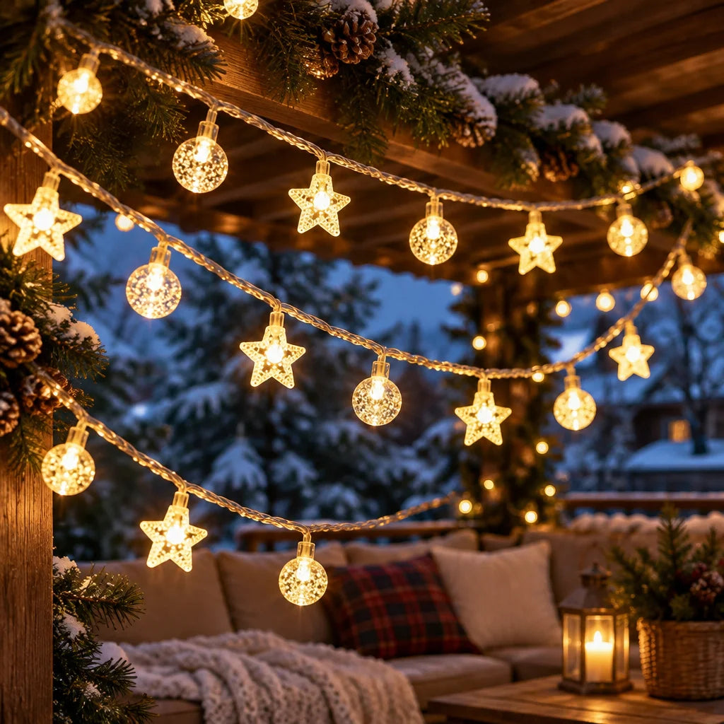 Glow-Anywhere outdoor camping LED string light – USB camping and patio lights