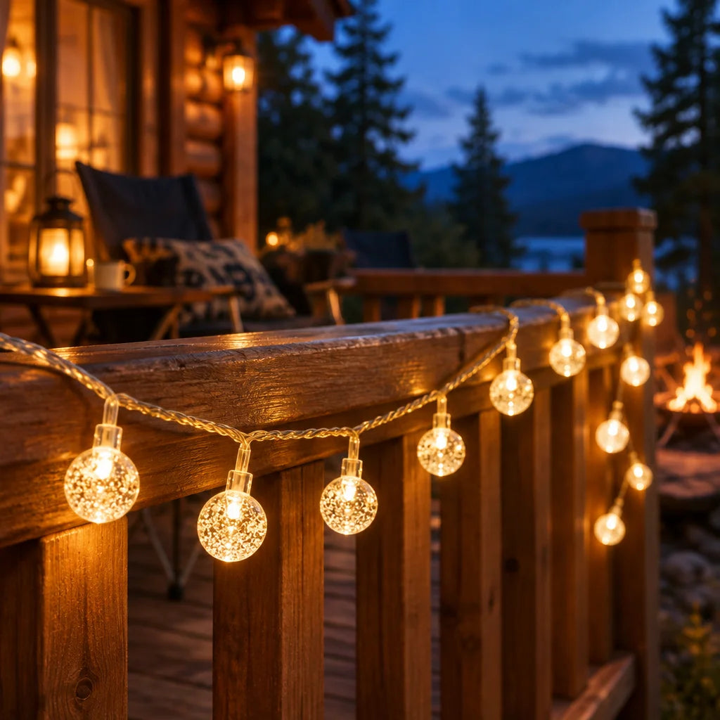 Glow-Anywhere outdoor camping LED string light – USB camping and patio lights